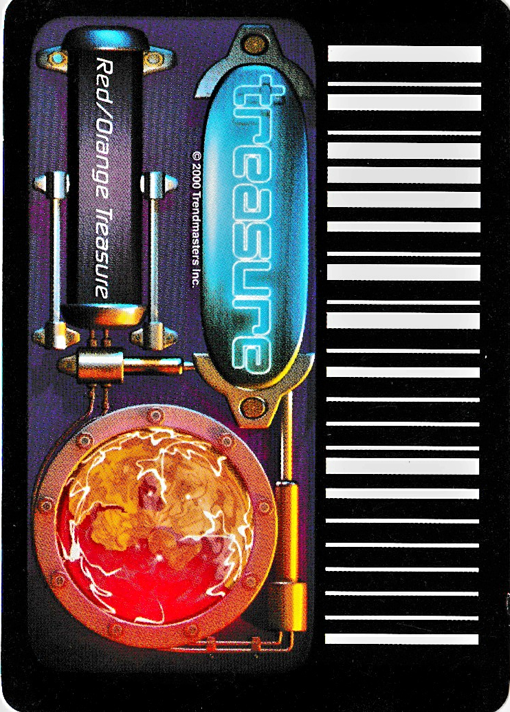 Blue Treasure RUmble Robots Diamond Series Card