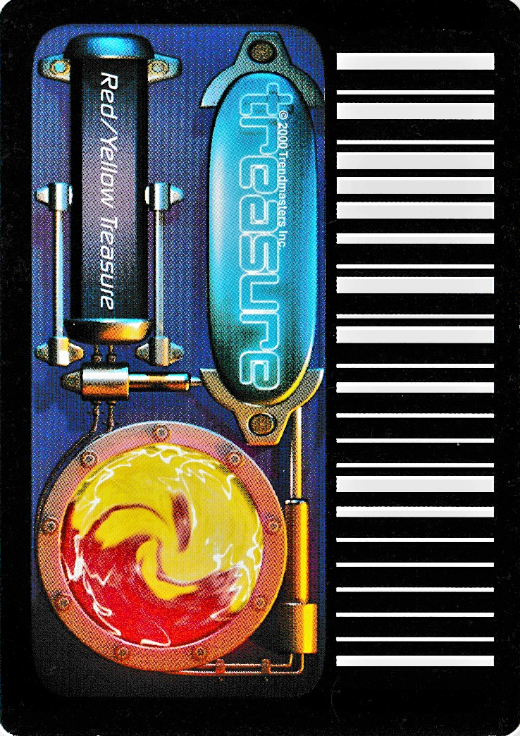 Blue Treasure RUmble Robots Diamond Series Card