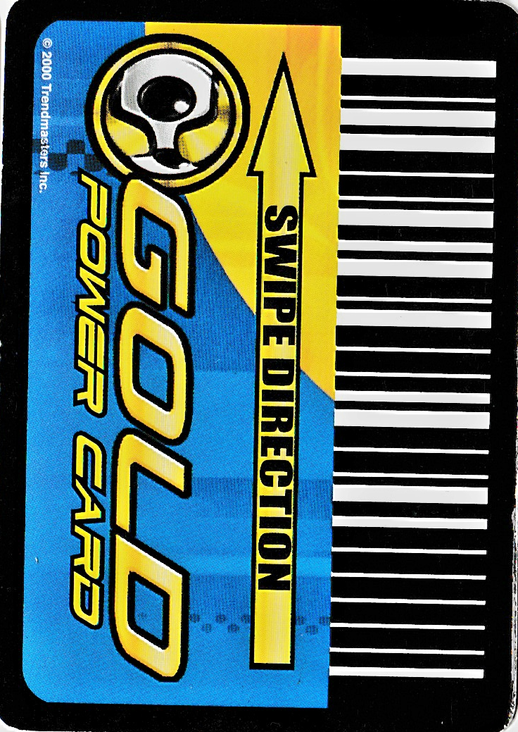 Gold Power Card Rumble Robots Diamond Series