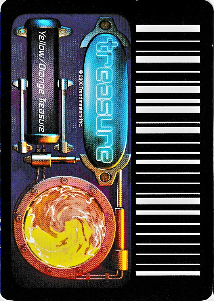 Blue Treasure RUmble Robots Diamond Series Card