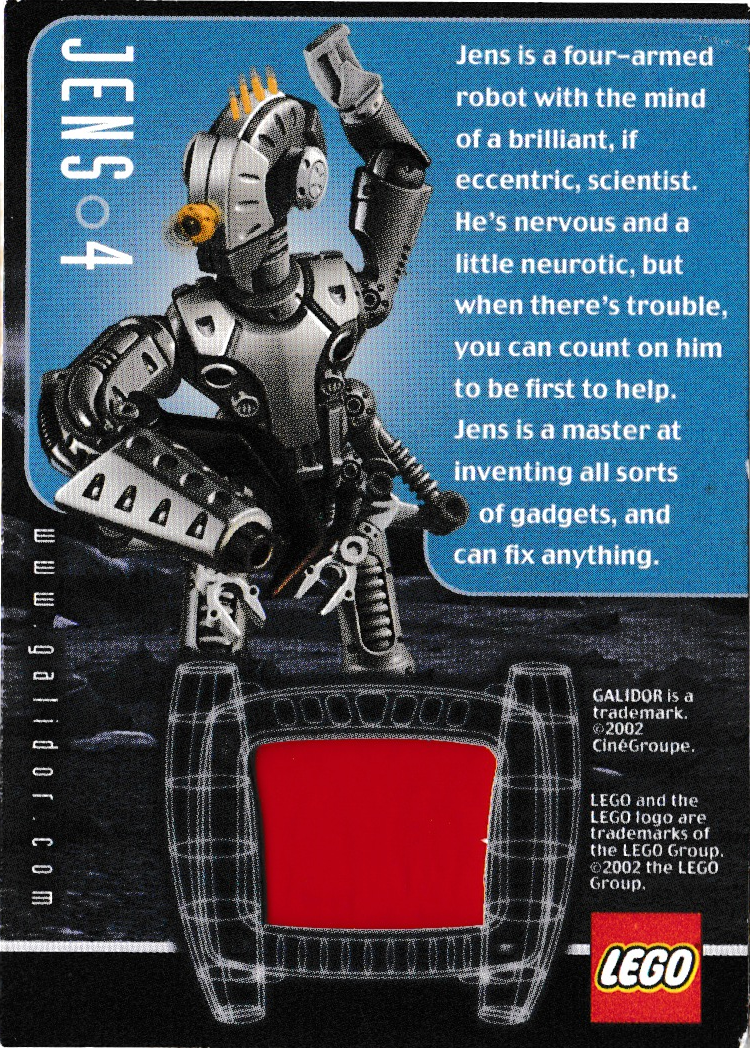 Jens Galidor card back