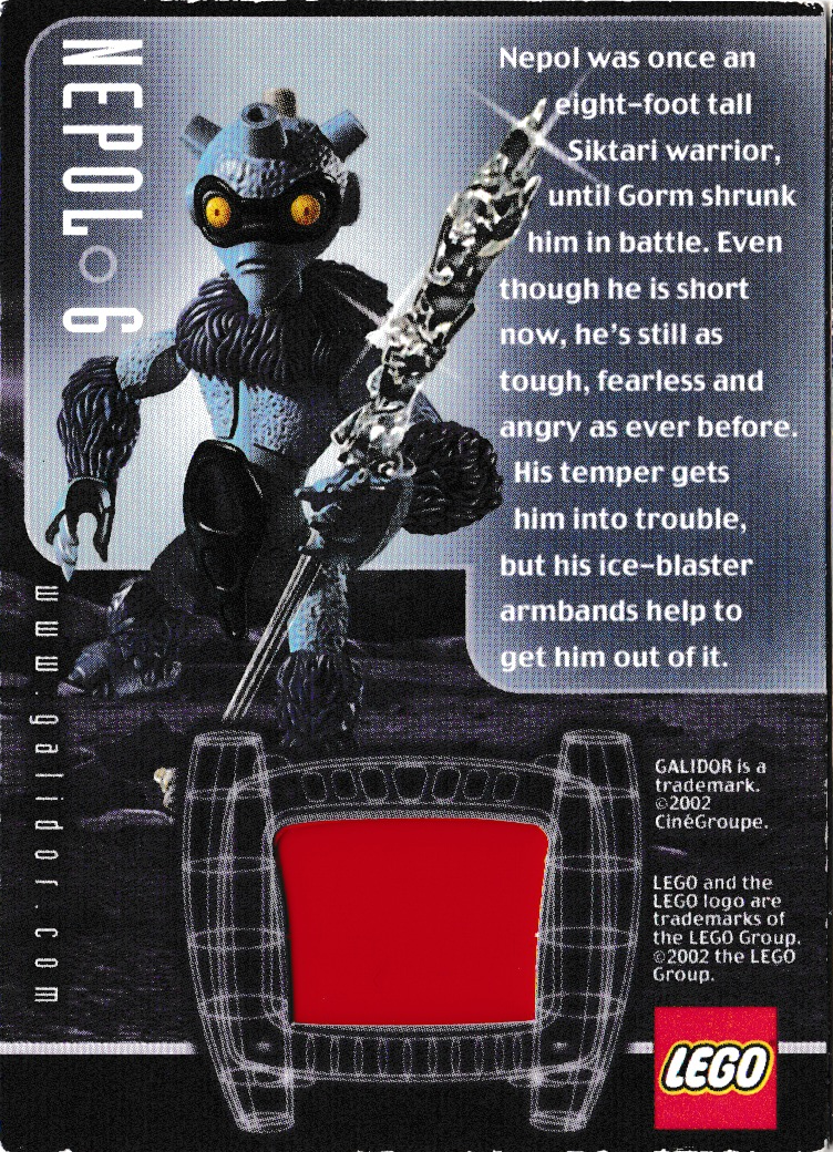Nepol Galidor card back