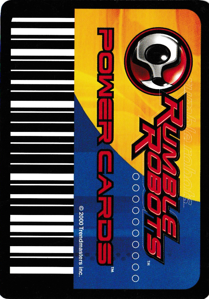 Rumble Robots Blue Upgrade 1 base series card