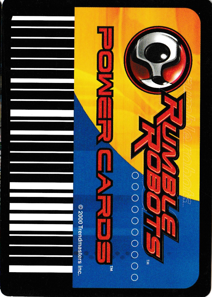 Rumble Robots Blue Upgrade 1 base series card