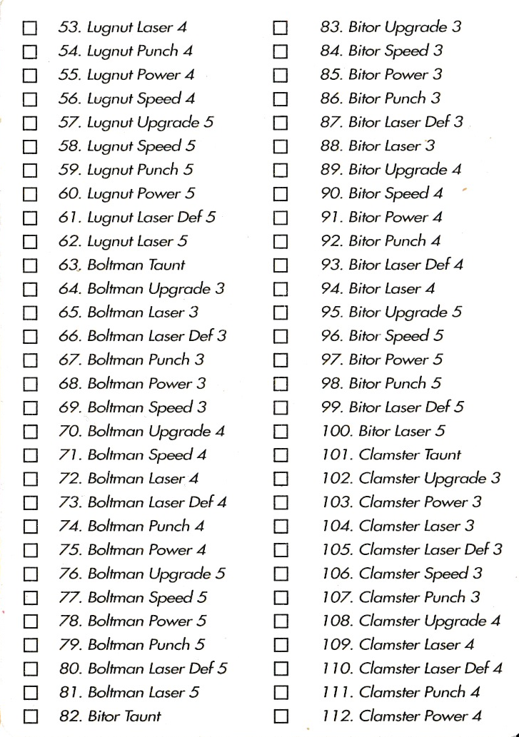rumble robots tcg base series 6